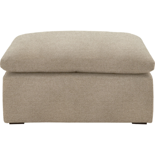 Sky Modular Ottoman in Performance Latte Brown Micro Boucle Fabric 6610-0.LATMB